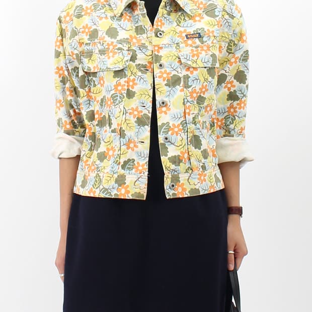 오일릴리 oilily 빈티지 플라워 자켓