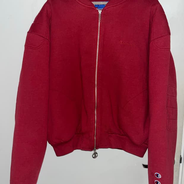 자라 x 챔피온 패디드 봄버 자켓 zara x champion padde