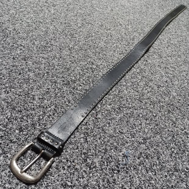 Vintage leather belt man's 