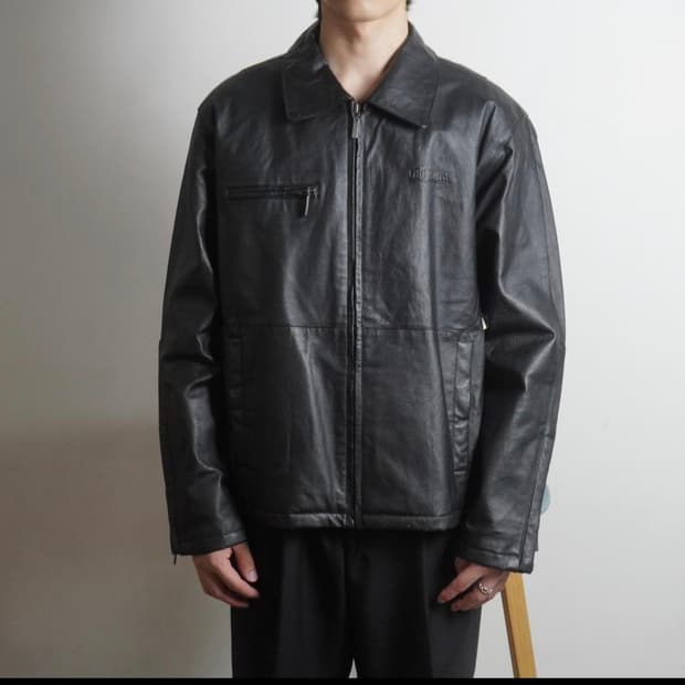 돈피 조지아 커피 라이더 재킷