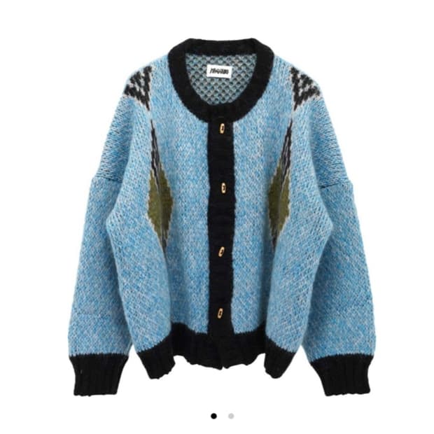 마리아노 트래킹 모헤어 가디건