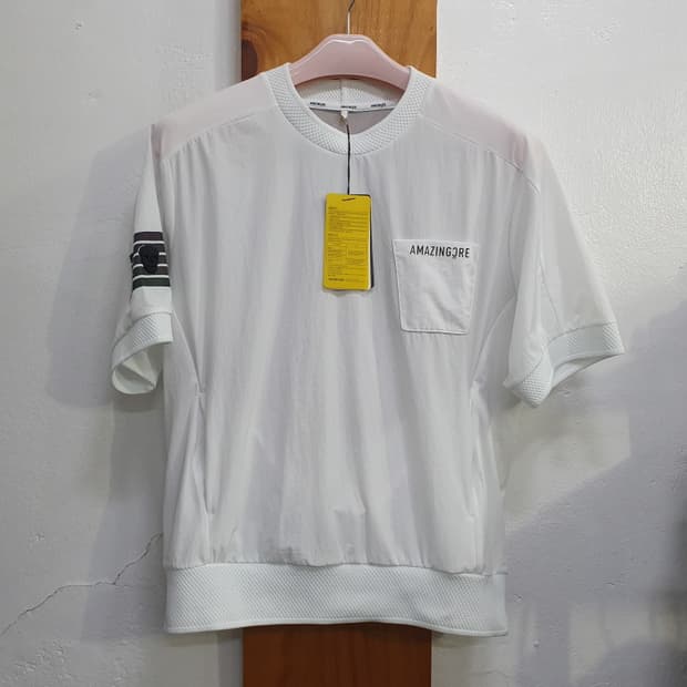 어메이징크리  에어서킷 하이브 테크메쉬 티셔츠(100)