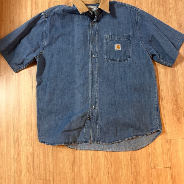 칼하트 데님반필셔츠(데님/L)