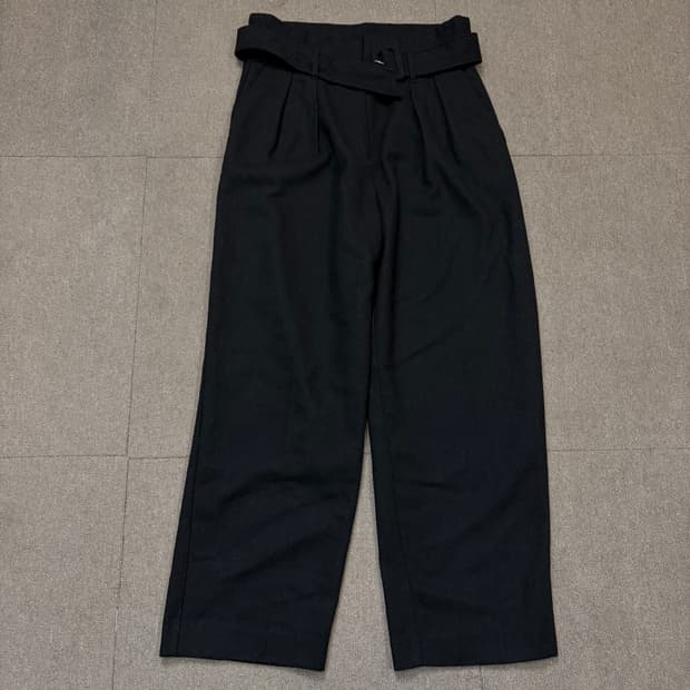 MOUSSY 마우지 우먼스 헤링본 울혼방 와이드팬츠 2