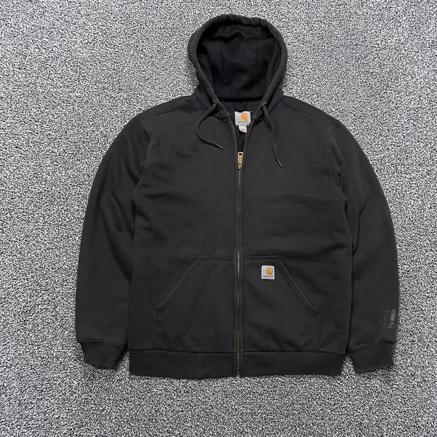 칼하트(Carhartt) 써멀 후드집업 블랙