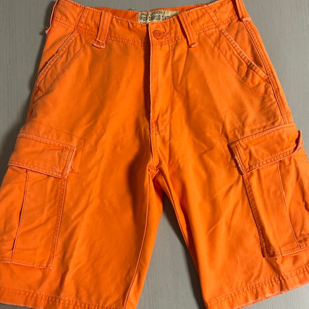 빈티지 오렌지 버뮤다