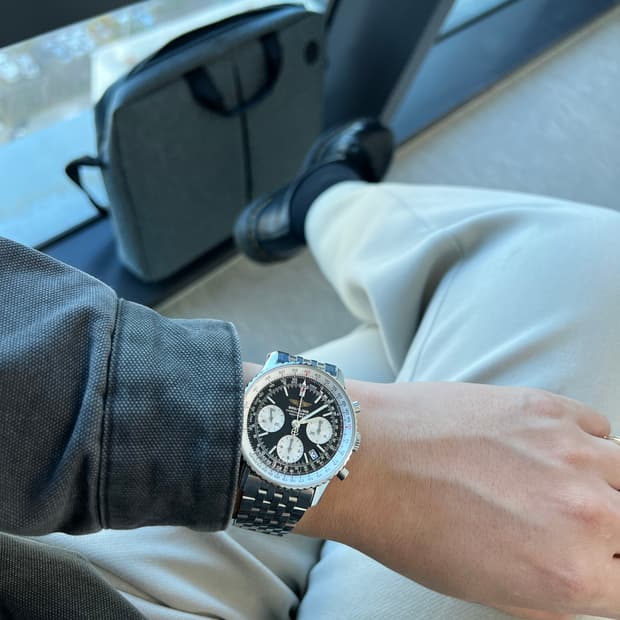 판매/교환) 브라이틀링 내비타이머 A23322