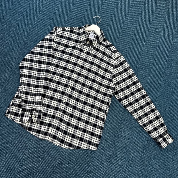 [L] 브룩스브라더스 체크 셔츠