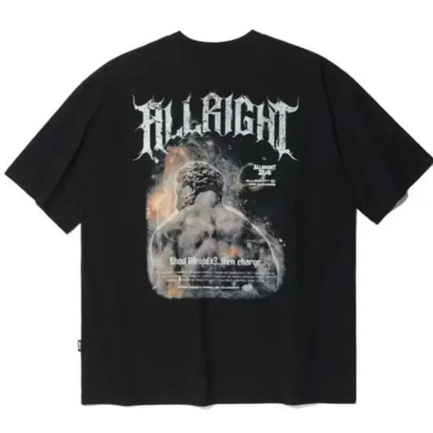 프리덤 올라잇 삼창 반팔 XL