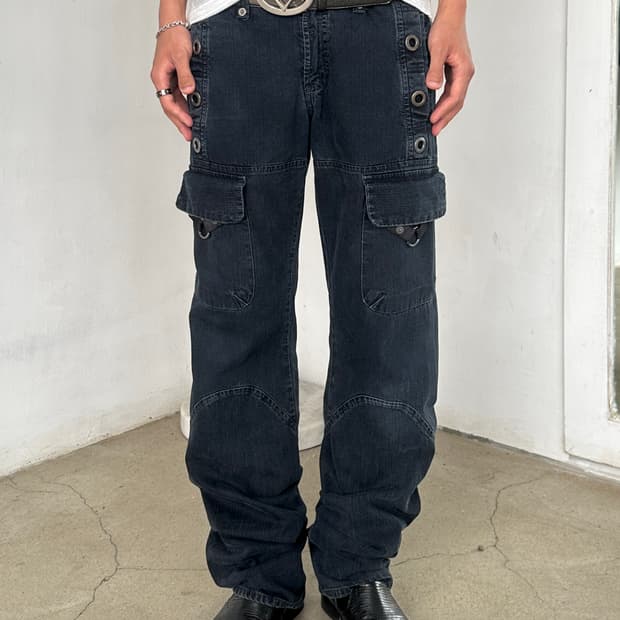 코스튬 내셔널 아일렛 카고 데님 팬츠