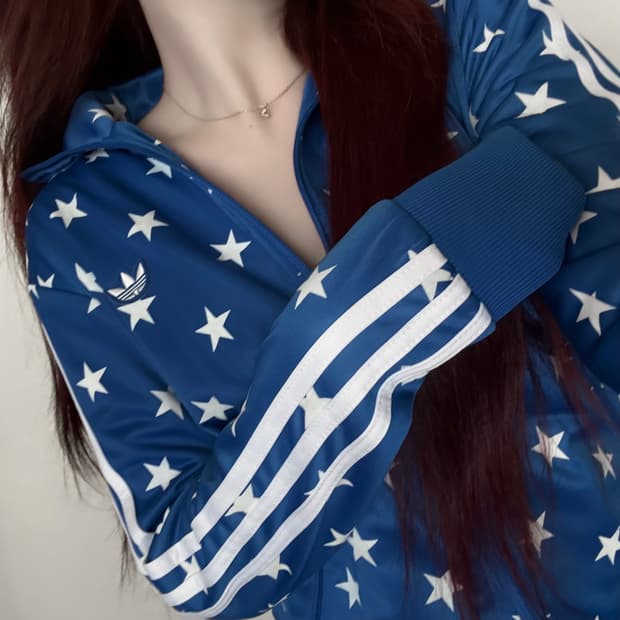 아디다스 블루 별 져지