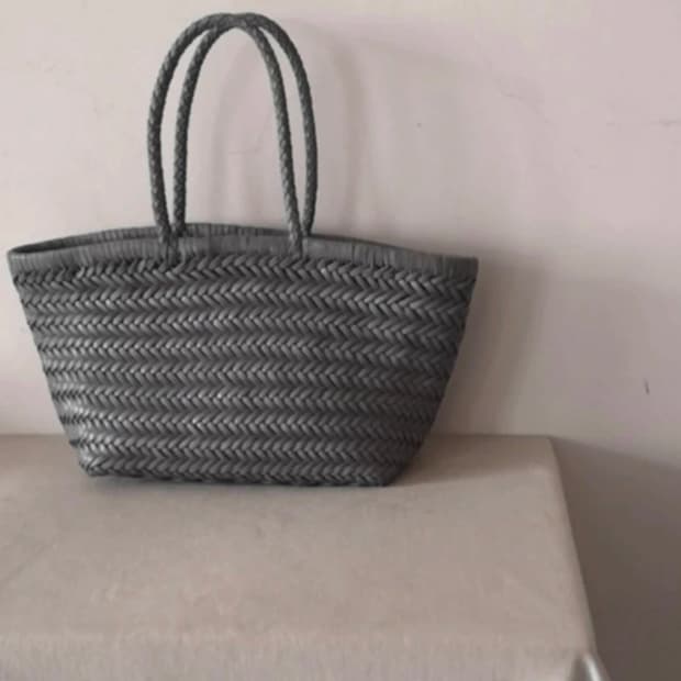 이탈리아 토스카나 프리미엄 천연소기죽  위빙백