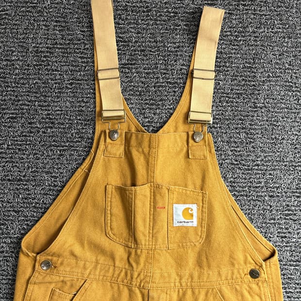 칼하트 WIP 더블니 오버롤 워크 점프 슈트 3597