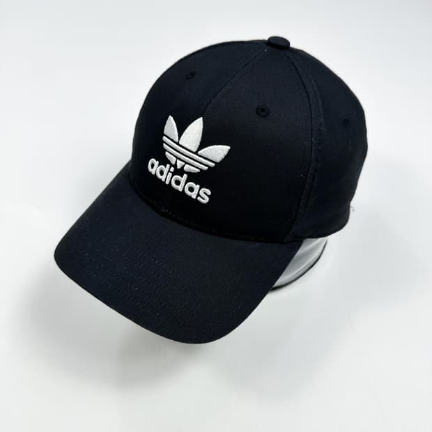 아디다스 트레포일 블랙 볼캡 모자