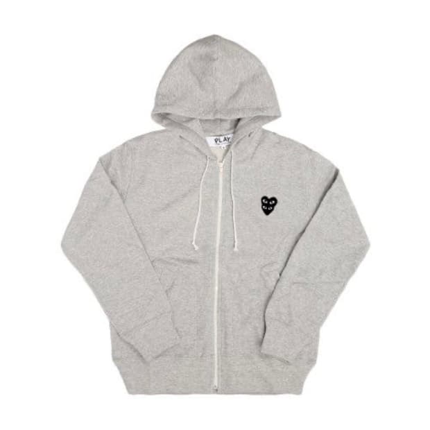 꼼데가르송 더블하트 후드집업 