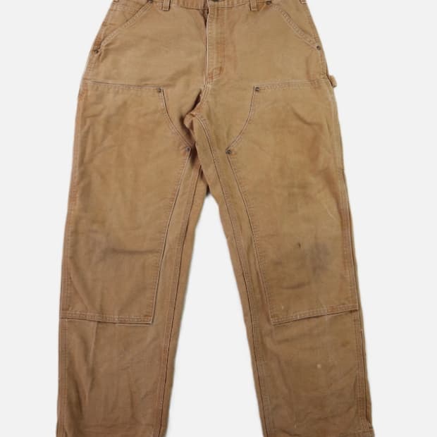 칼하트 카펜터 더블니 B136 35x32