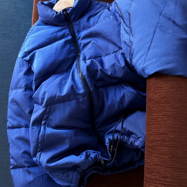 High gauge poly nylon string down parka