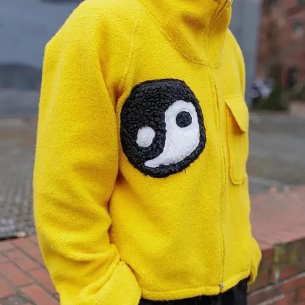 CPFM 퍼지 밸런스 자켓 옐로우