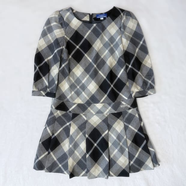 Burberry 버버리 블루라벨 히메갸루 오네갸루 모리걸 드레스 ≽^•⩊