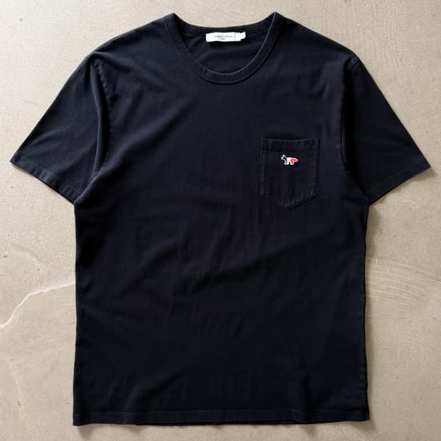Maison Kitsune Fox Patch Pocket T-shirt