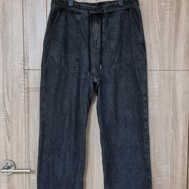 에잇세컨즈 밴딩 데님팬츠