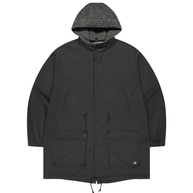 [COYSEIO] 코이세이오 워시드 밀리터리 자켓 머드 차콜