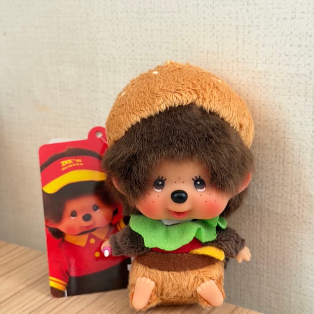 몬치치 햄버거 키링(새상품)