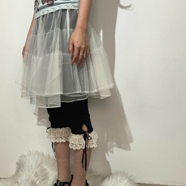 axes femme 7부 레이스 레깅스