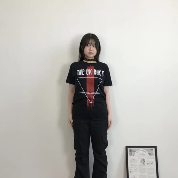 One Ok Rock Graphic Band T Shirt Black
