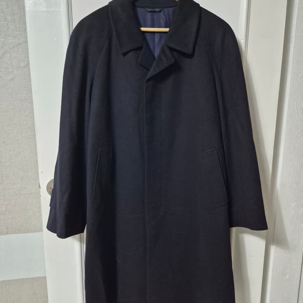 (M) 킨록앤더슨 캐시미어 맥코트 싱글코트 네이비