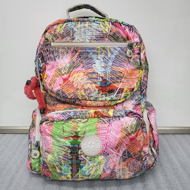 화려한 키플링 백팩 40x27x13cm