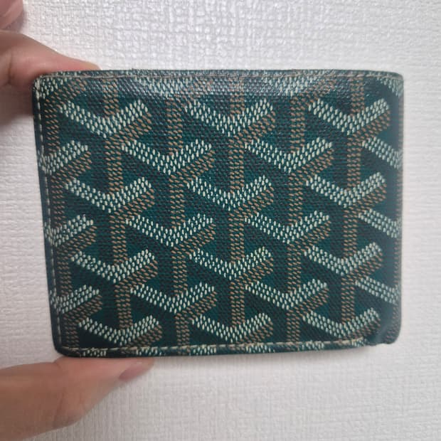 고야드 빅투아르 지갑 그린