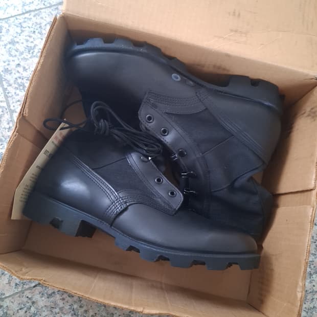 박스새제품 오리지날 90's 미군 지급용 파나마솔 정글 전투화