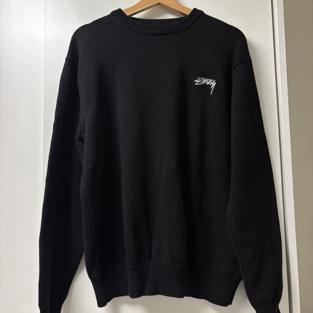 스투시 케어라벨 니트 XL