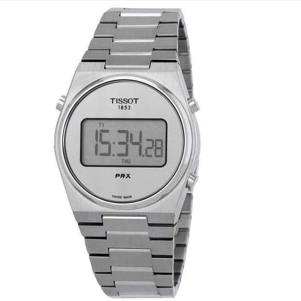 Tissot PRX Digital Quartz Silver Dial 35