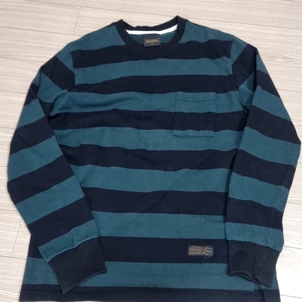 유니폼브릿지 스트라이프 보트세일러 긴팔티(100)