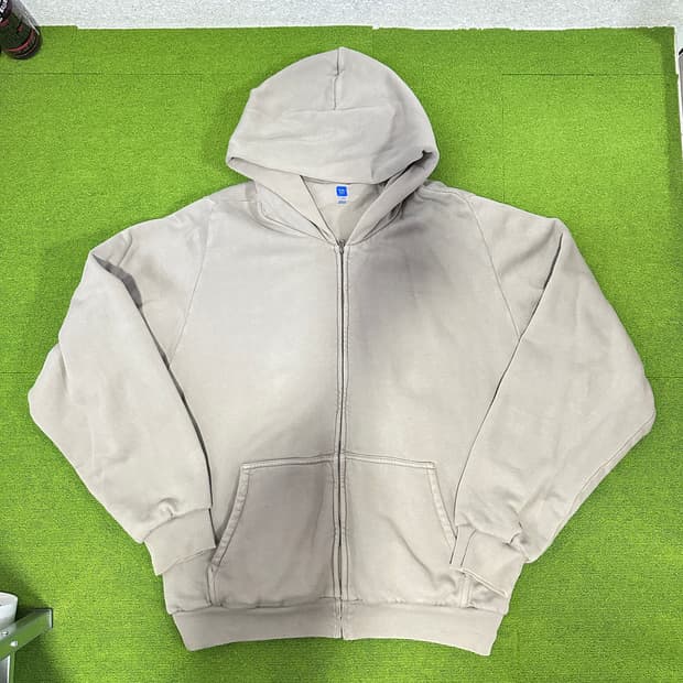 Yeezy 갭 후드집업 XL 그레이 칸예 이지