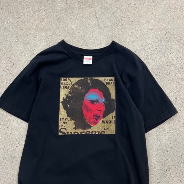 슈프림 썸 걸스 블랙 반팔 티셔츠