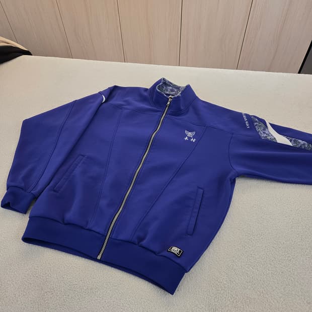 아식스 일본빈티지 고등학교 기무라 퍼플 트랙 자켓