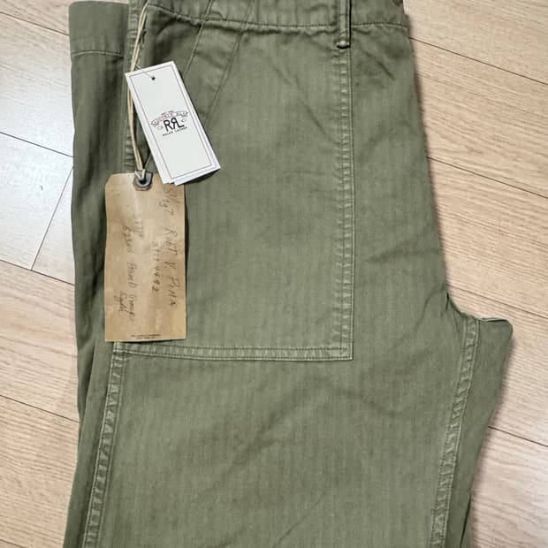 (30x30) RRL 헤링본 퍼티그 팬츠