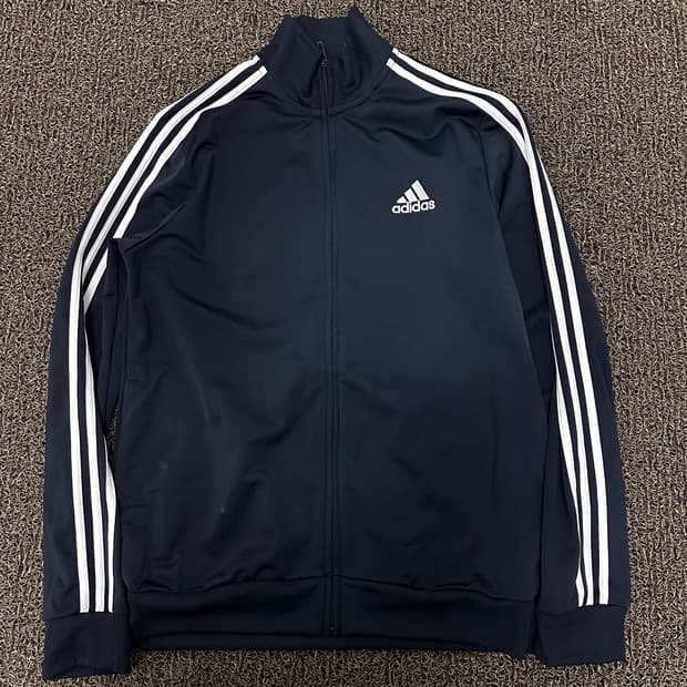 아디다스 집업 져지 네이비 XL