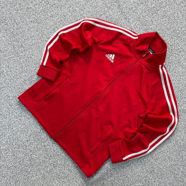 75 아디다스 여성 기모 집업 져지 0402J