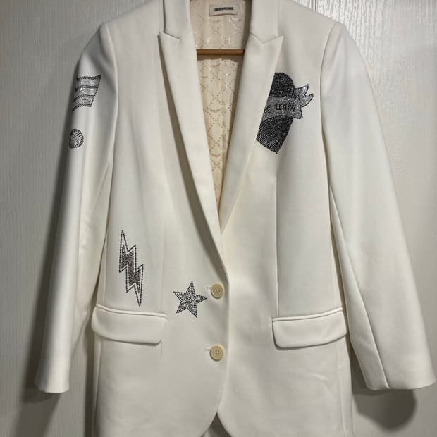 쟈딕앤볼테르 라인스톤 블레이저 자켓