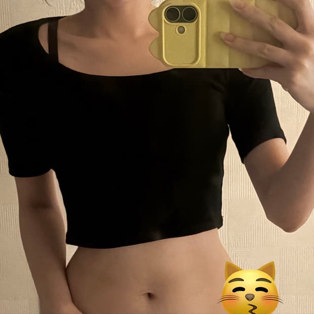기본 반팔 크롭티 상품이미지1