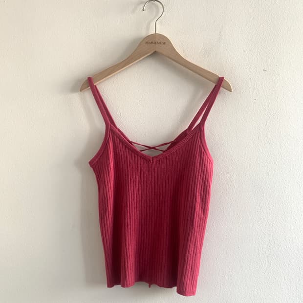 Back strap sleeveless top