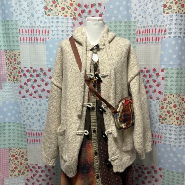 모리걸 체크원피스 세트 #잔꽃 #체크 #폭닥 #아방핏 #레이어드