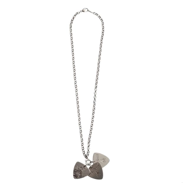 히스테릭 글래머 온 스컬 픽 네클리스 실버