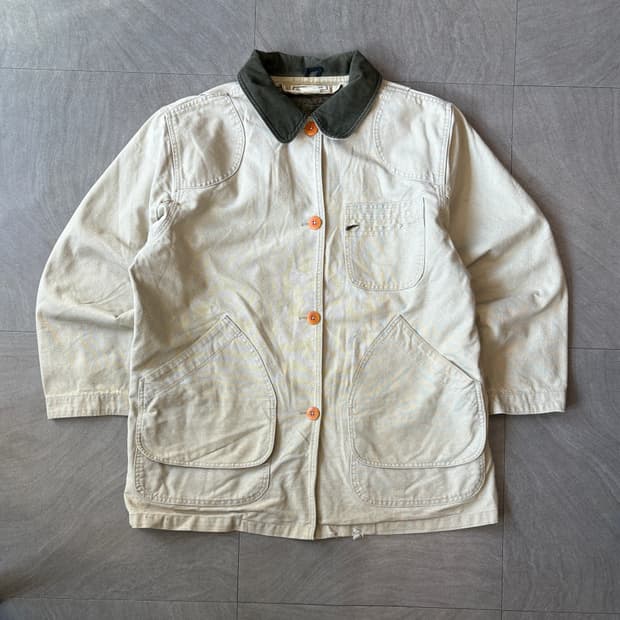 90s L.L.bean 90년대 생산 엘엘빈 아이보리 헌팅 자켓