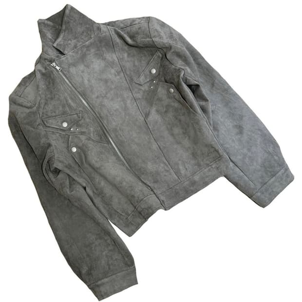 비엑세스 스웨이드 자켓