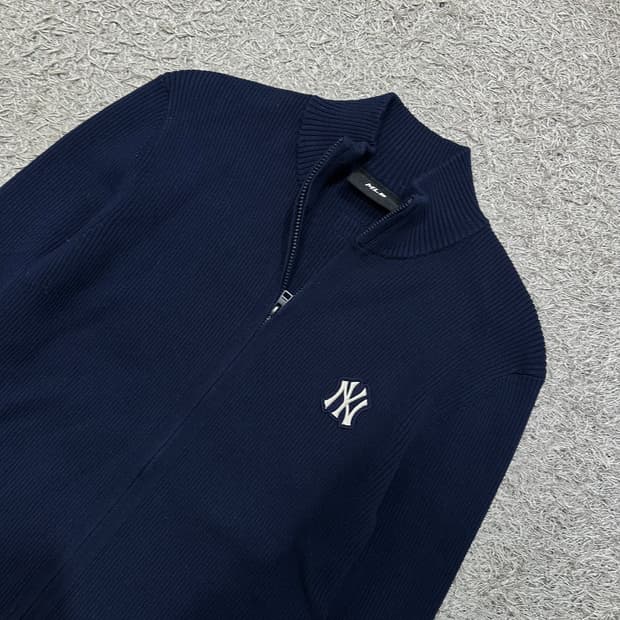 [우먼95] mlb 양키즈 니트집업